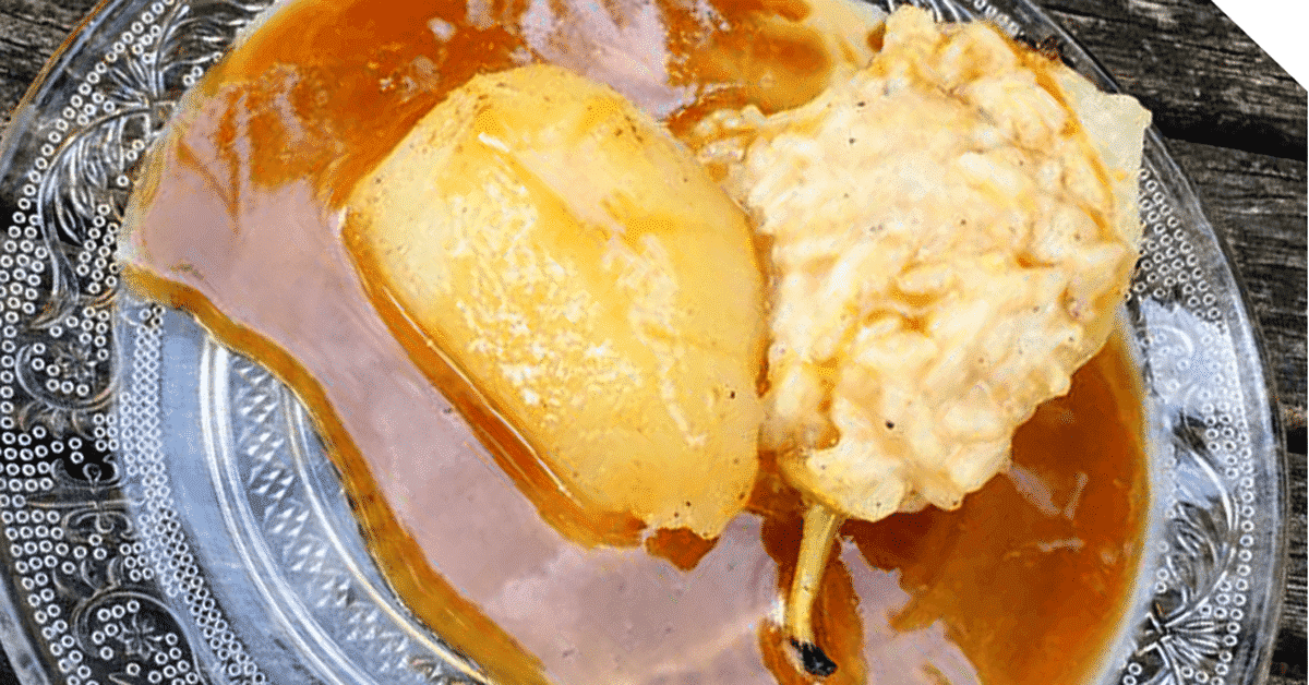 riz au lait poire pochée caramel au beurre salé