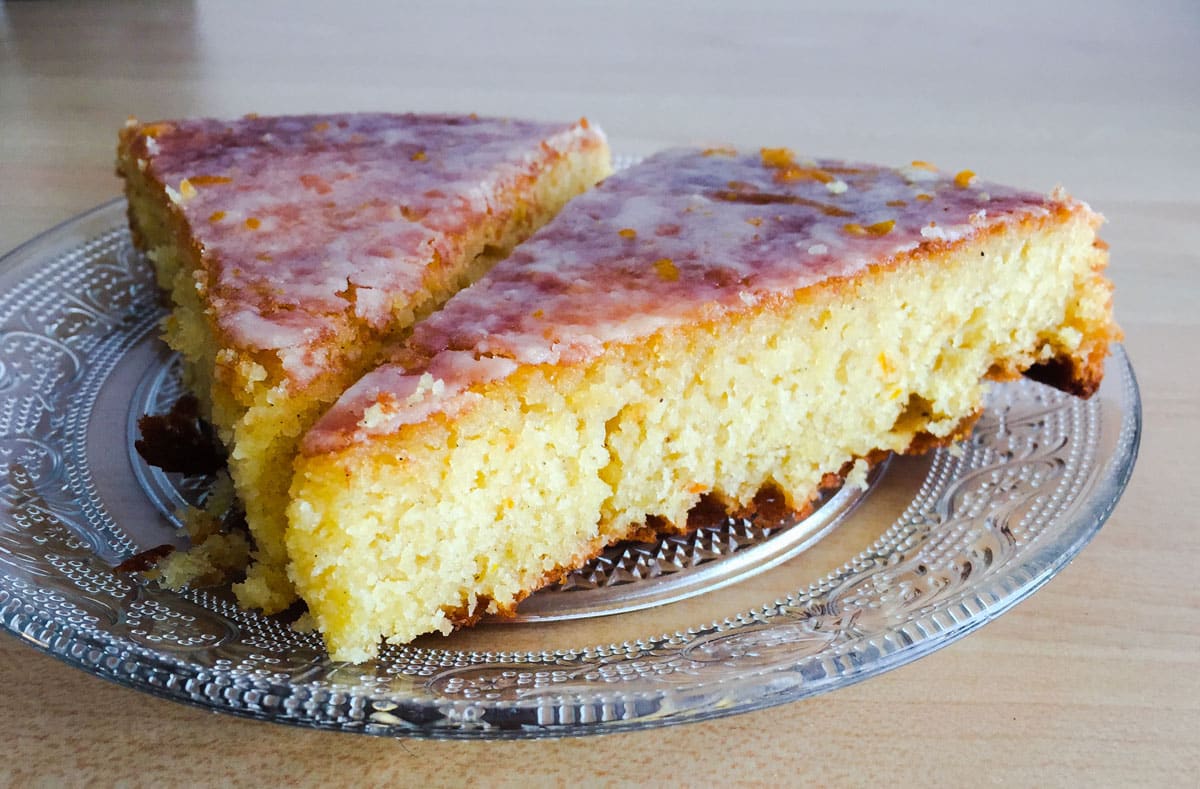 mon gâteau à l'orange inspiré de la recette du gâteau à l'orange de la mère Blanc