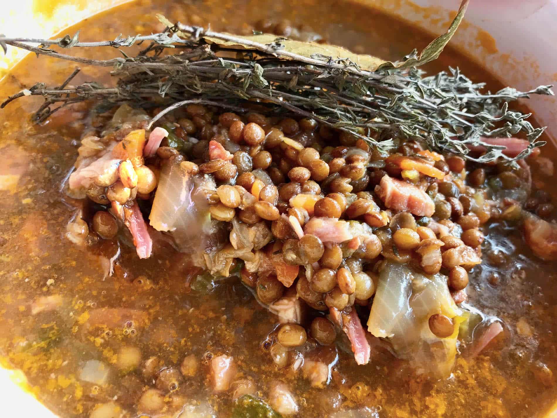 La Meilleure Recette De Plat De Lentille La Recette Des Lentilles Mijotées Palette Demi Sel Et